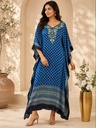 Premium Ajrakh Silk Kaftans 4801