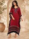 Premium Ajrakh Silk Kaftans 4801