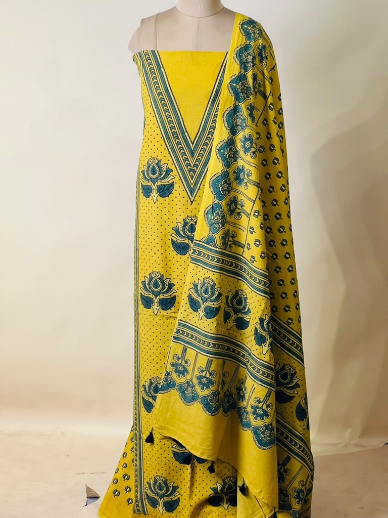 Premium Ajrakh Cotton Suit 5025