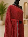Ajrakh Modal Silk Sarees 4243