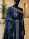 Ajrakh Modal Silk Sarees 4243