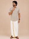 Ajrakh Cotton Mens Shirt 5049
