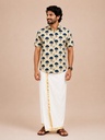 Ajrakh Cotton Mens Shirt 5049