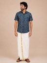 Ajrakh Cotton Mens Shirt 5049