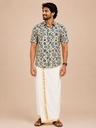 Ajrakh Cotton Mens Shirt 5049
