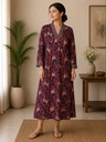 Ajrakh Rayon Kurti 5029