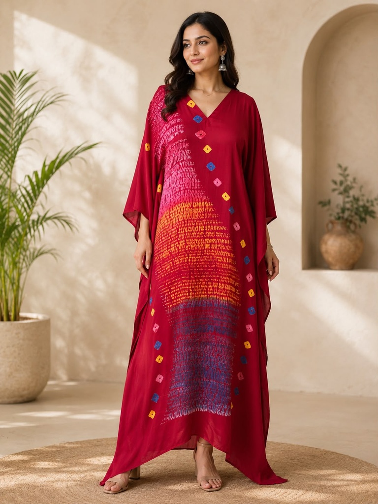 Shibori Modal Kaftans 4803