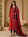 Ajrakh Modal Kurti Set 5012