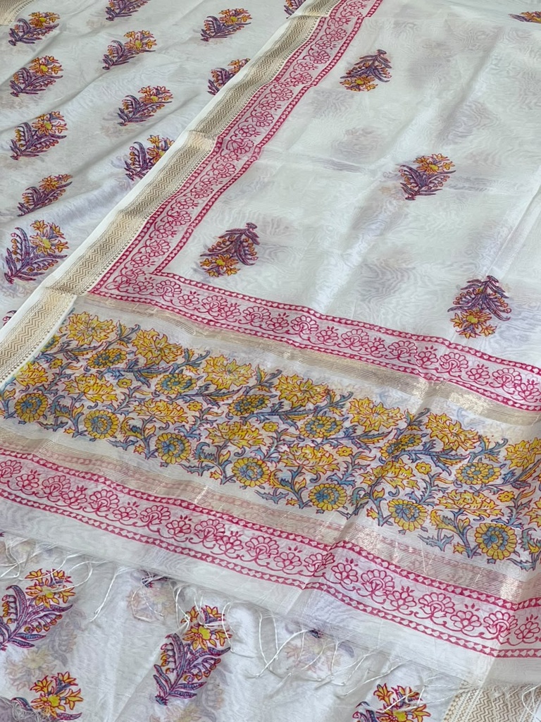 Handloom Maheshwari Silk Suits 5025