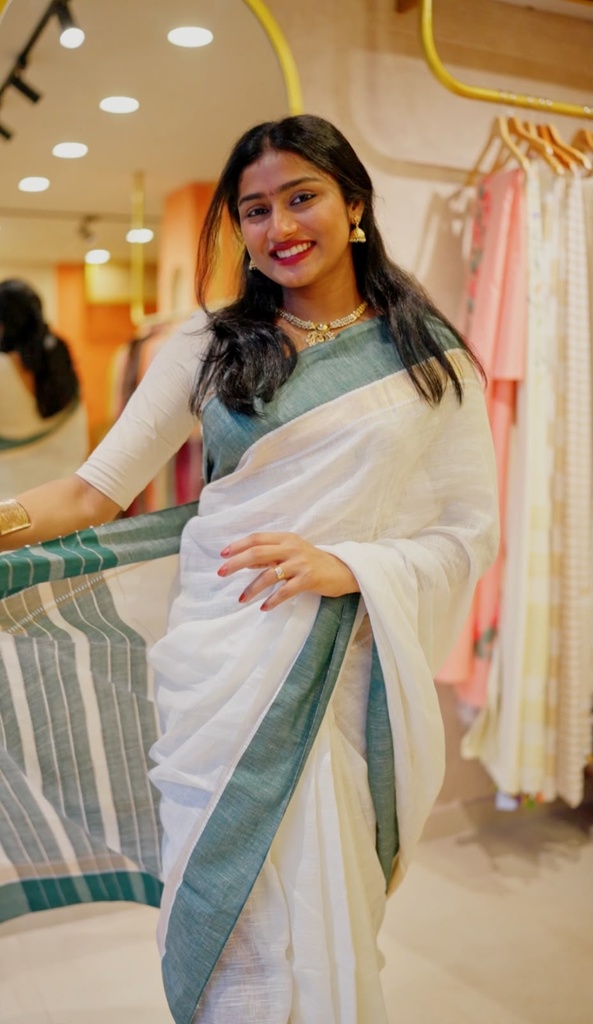 Premium Linen Sarees 5051