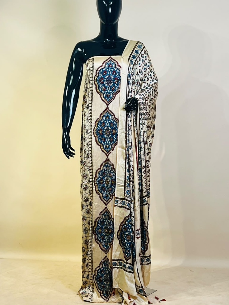 Designer Ajrakh Modal Suit Sets 5030