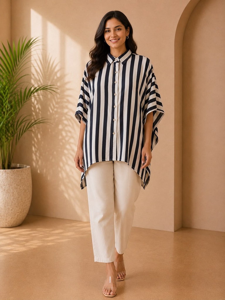 Ajrakh Modal Shirt Kaftans 5015