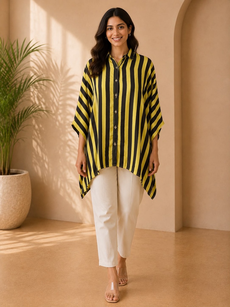 Ajrakh Modal Shirt Kaftans 5015
