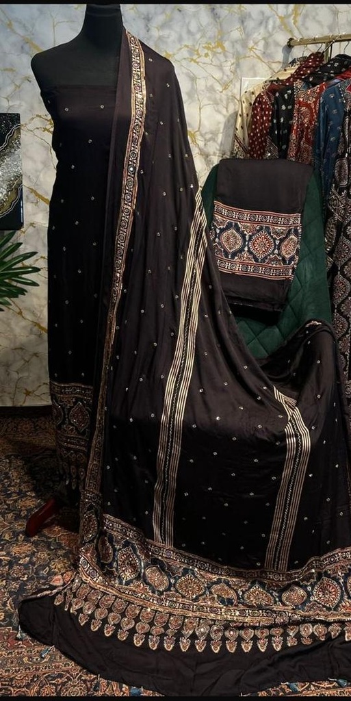 Ajrakh Modal Suit Sets 4245