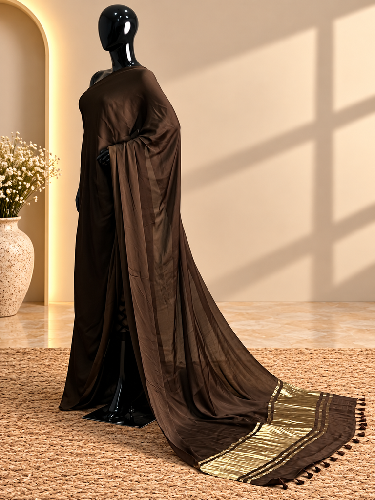 Premium Plain Modal Sarees 5020