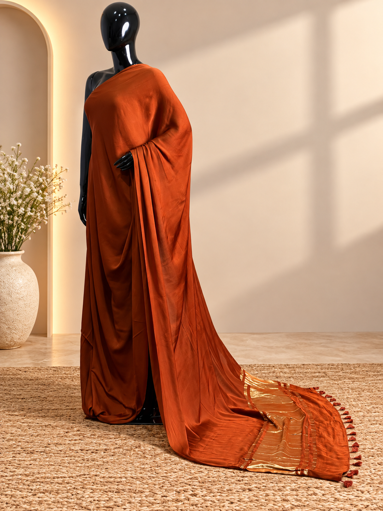 Premium Plain Modal Sarees 5020