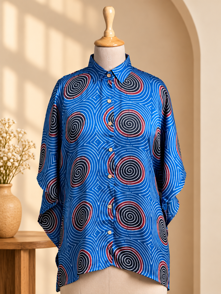 Ajrakh Modal Shirt Kaftans 5015 