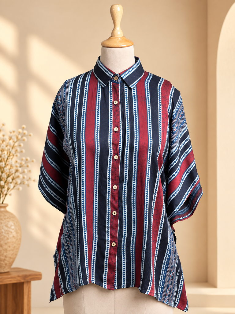 Ajrakh Modal Shirt Kaftans 5015 