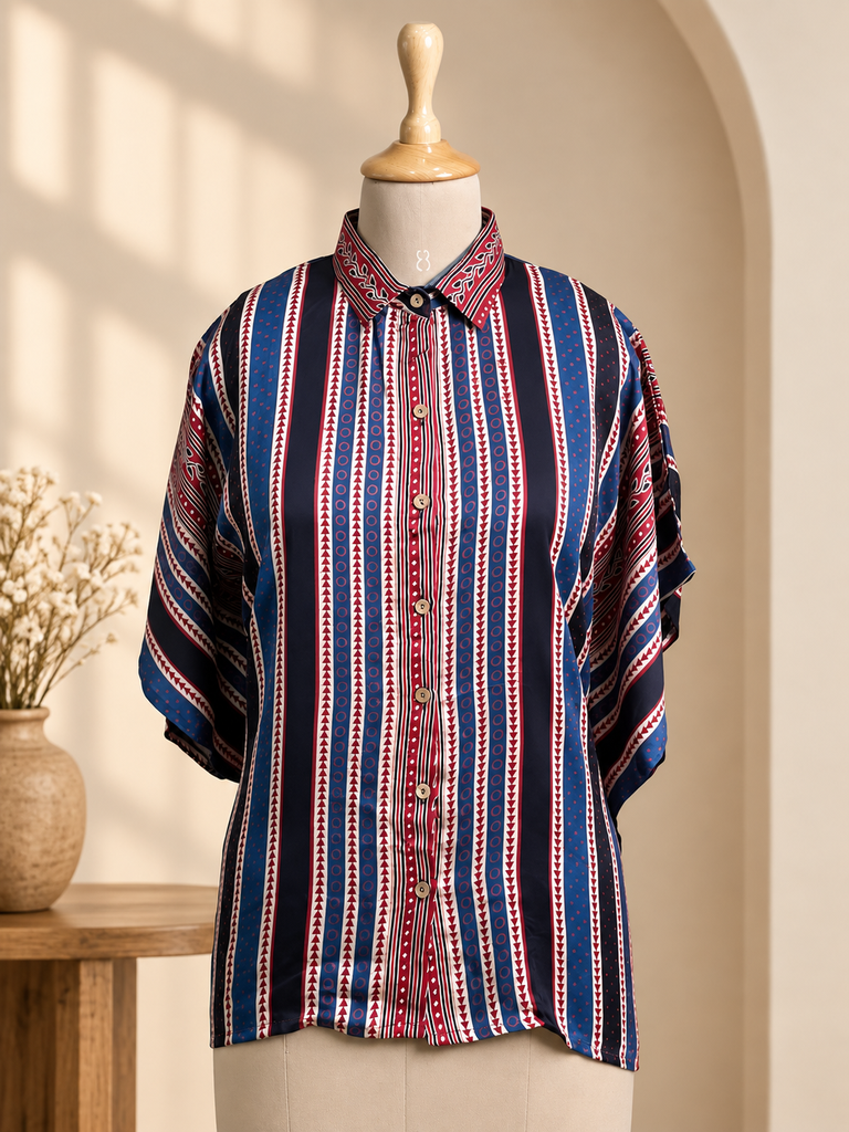 Ajrakh Modal Shirt Kaftans 5015 