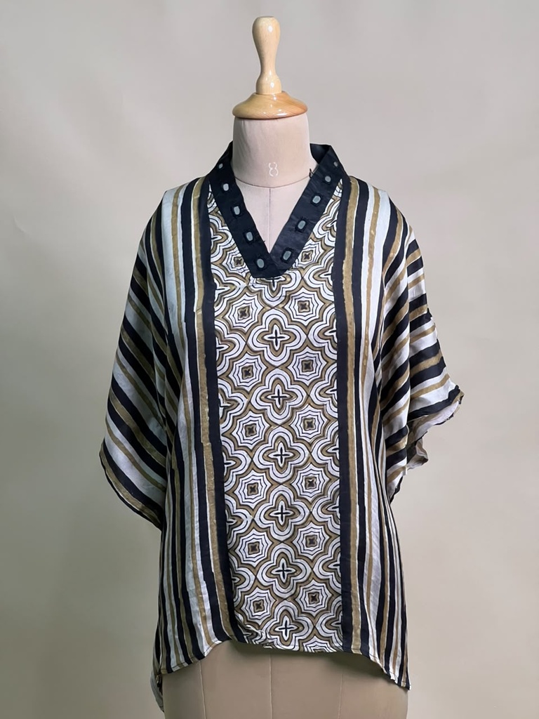 Ajrakh Modal Short Kaftans 5015 