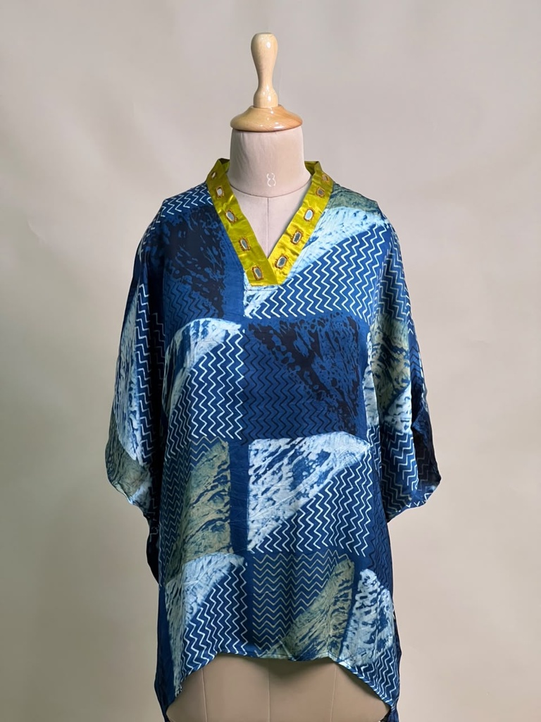 Ajrakh Modal Short Kaftans 5015 