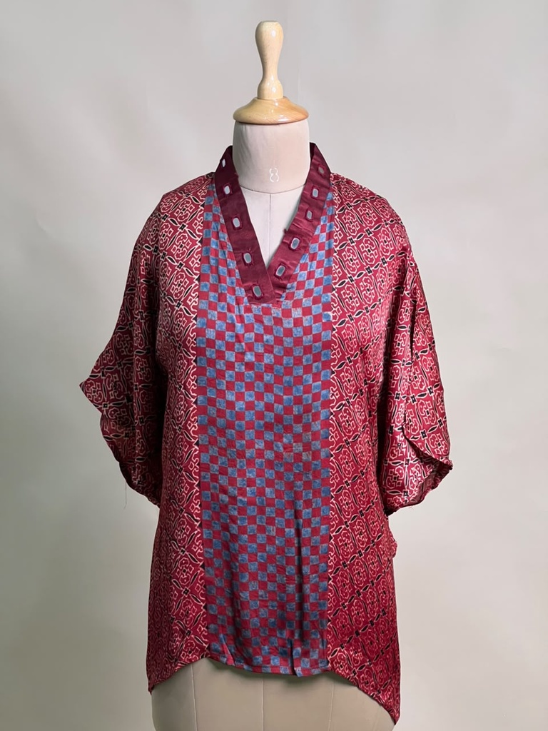 Ajrakh Modal Short Kaftans 5015 