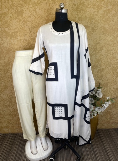 Muslin Kurti Set 4610