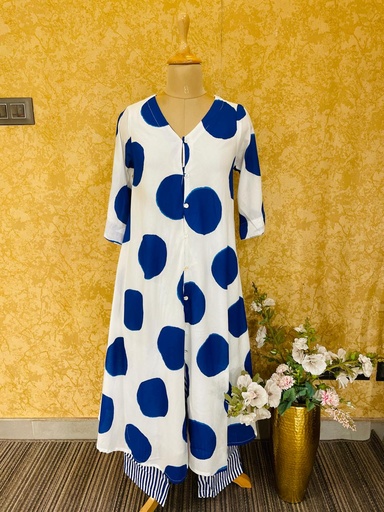  Polka Cotton Co-ord Sets 5043