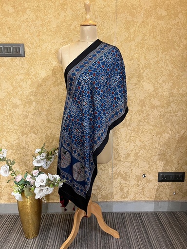 [STAZ] Premium Ajrakh Modal Stoles