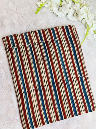 [CFSKH] Ajrakh Cotton Fabric 5021