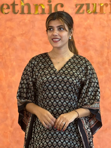 Ajrakh Silk Kaftans 4801
