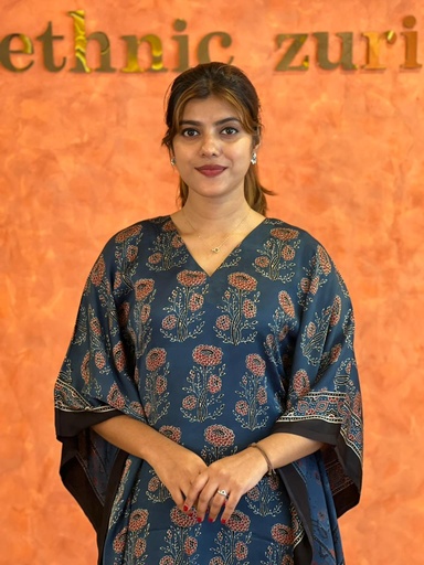 Ajrakh Silk Kaftans 4801