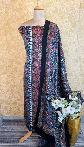 [SUSKH] Ajrakh Modal Silk Suits 5048