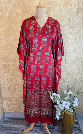 Ajrakh Silk Kaftans 4801