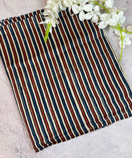 [CFMLK725] Ajrakh Modal Silk Fabric 5013