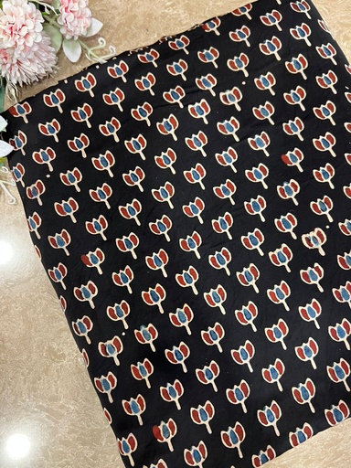 [CFMLK725] Ajrakh Modal Silk Fabric 5016