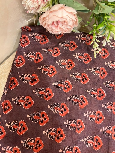 [CFSKH395] Ajrakh Cotton Fabric 5021