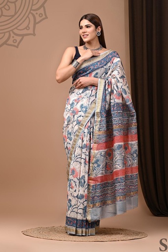 [SASH3250] Maheshwari Silk Sarees 4552
