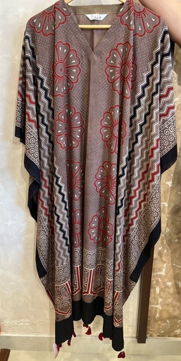 [KAEZ2150] Ajrakh Cotton Kaftans 5015