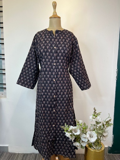 Ajrakh Handloom Cotton Kurti 5055