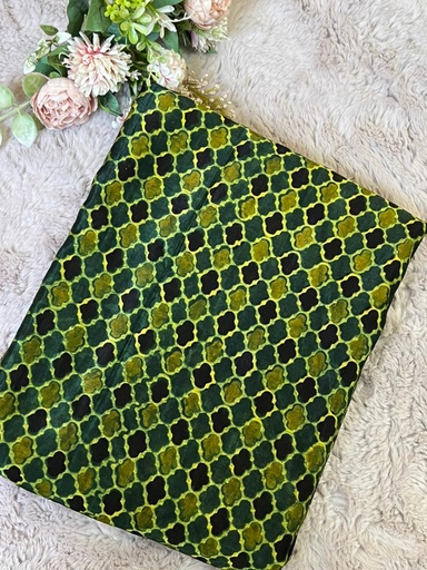 [CFVK820] Ajrakh Mashru Fabric 4215