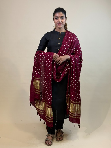 [DUVV2650] Bandhani Modal Dupatta 4564