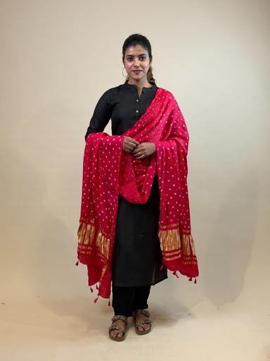 [DUVV2650] Bandhani Modal Dupatta 4564