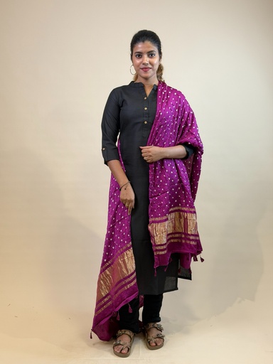 [DUVV2650] Bandhani Modal Dupatta 4564