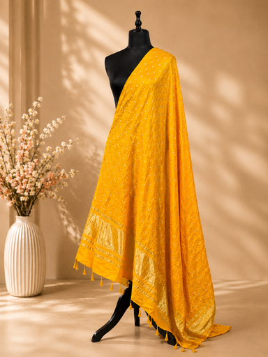 [DUVV2650] Bandhani Modal Dupatta 4564