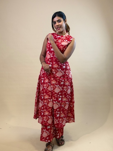 Block Printed  Cotton Coord Sets 5046