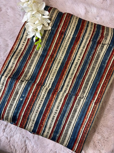 [CFVK820] Ajrakh Mashru Fabric 4215