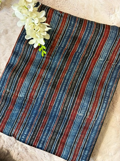 [CFVK820] Ajrakh Mashru Fabric 4215