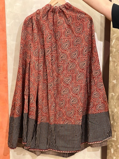 [KUKH2150] Ajrakh Cotton Skirts 4556