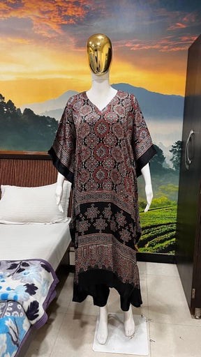 [KAKH4250] Ajrakh Modal Kaftans 4801